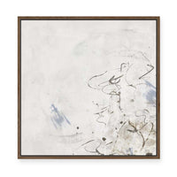 Echoes in Soft Gray Mist I | Framed Canvas