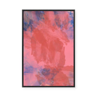 Ecstatic in Fuchsia | Framed Canvas