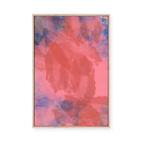 Ecstatic in Fuchsia | Framed Canvas