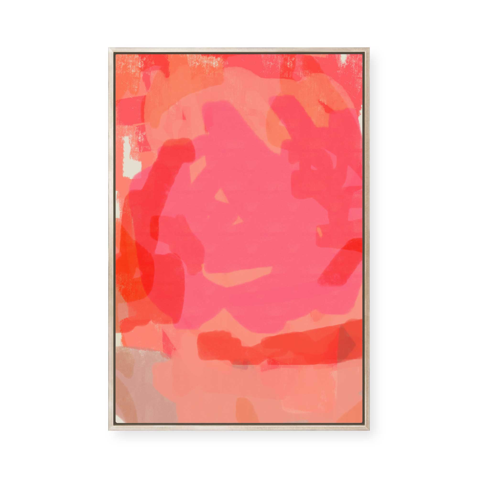 Ecstatic in Pink | Framed Canvas