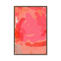 Ecstatic in Pink | Framed Canvas