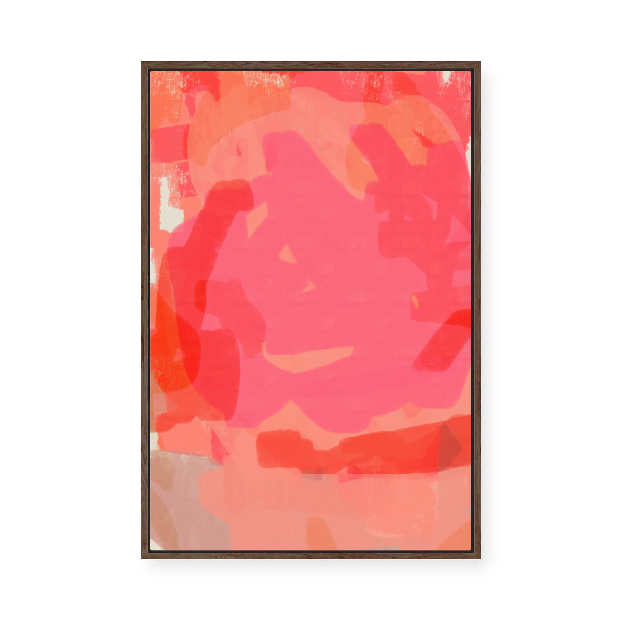 Ecstatic in Pink | Framed Canvas