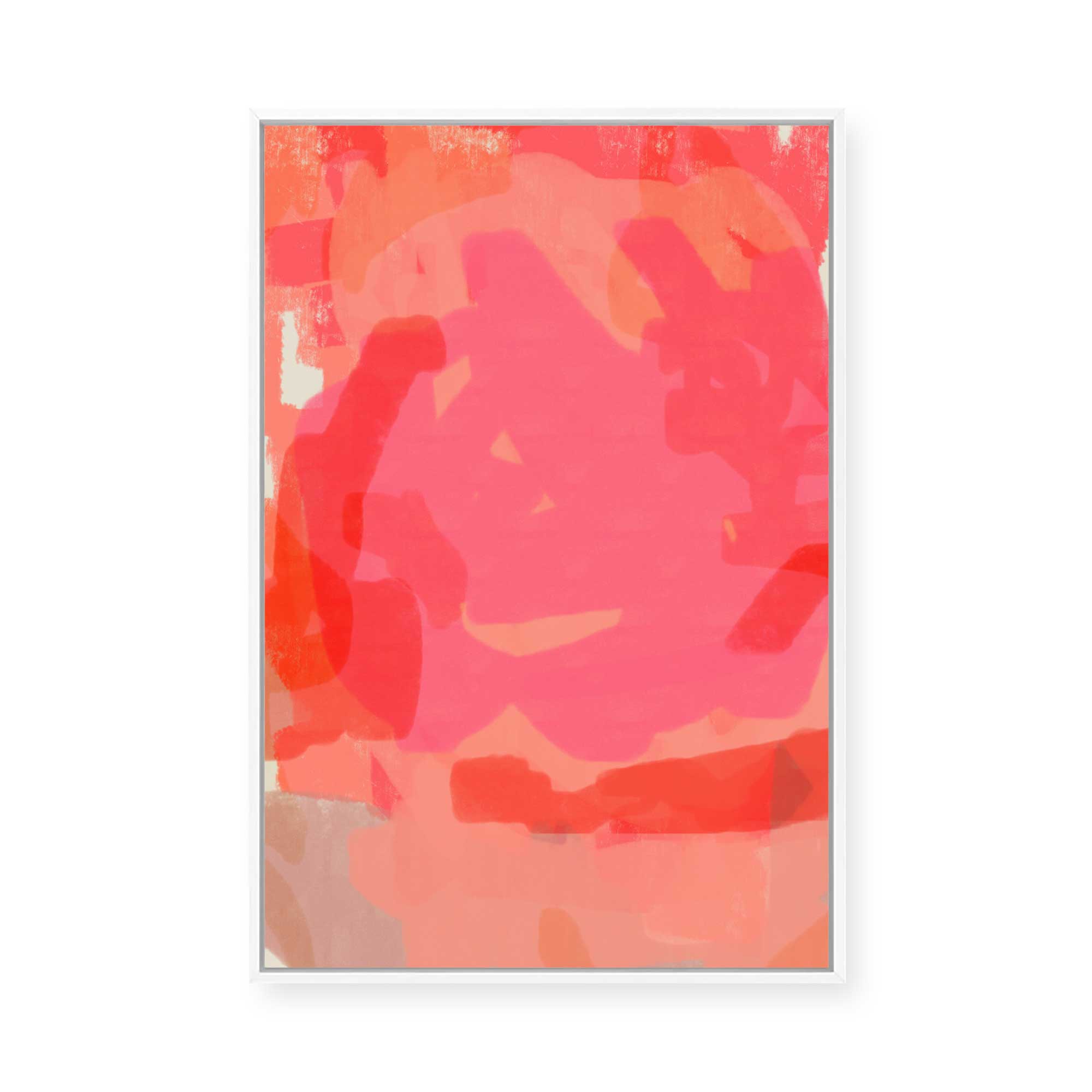 Ecstatic in Pink | Framed Canvas