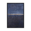 Edge Blue | Framed Canvas