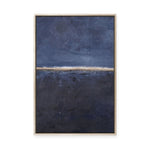 Edge Blue | Framed Canvas