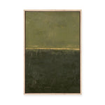 Edge Green | Framed Canvas