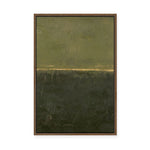 Edge Green | Framed Canvas