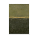 Edge Green | Framed Canvas