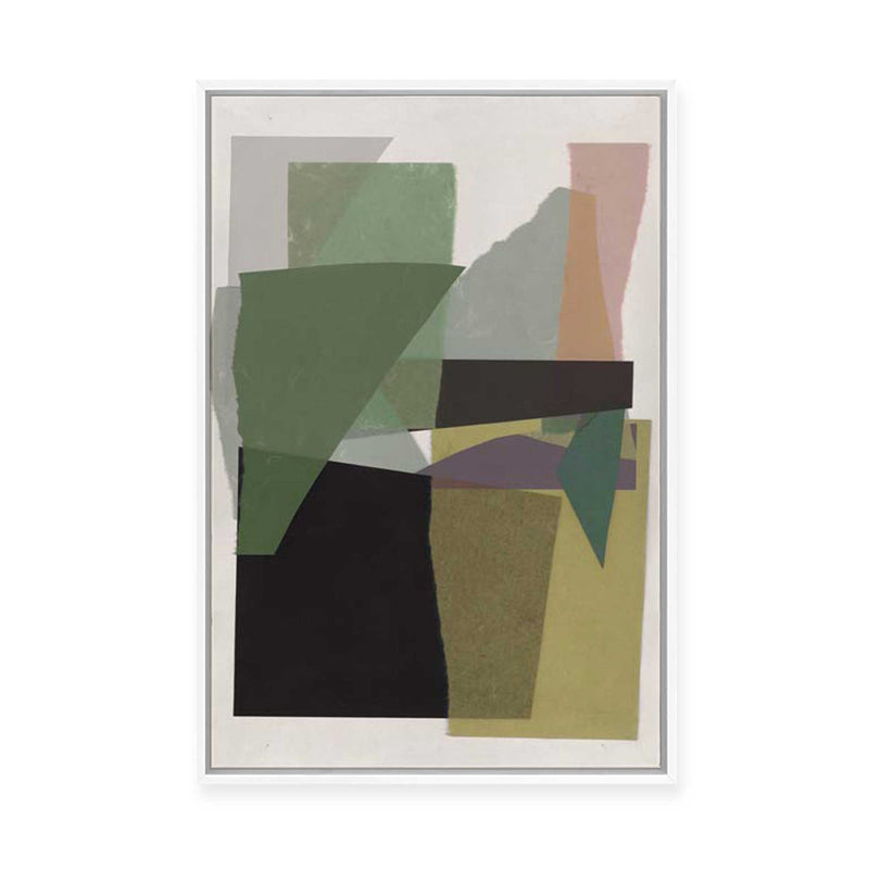 Edges and Echoes I | Framed Canvas