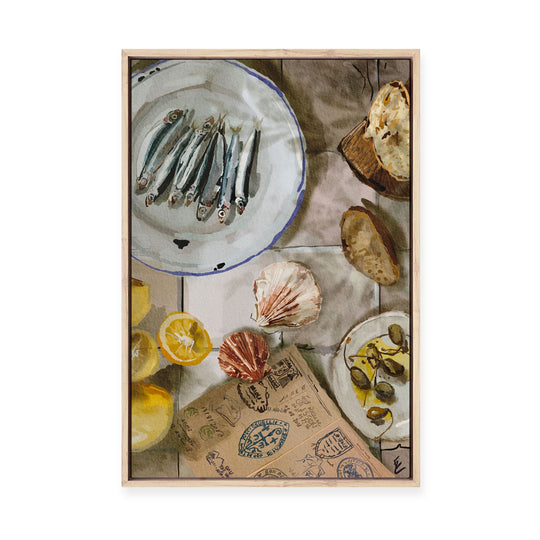 El Camino Lunch | Framed Canvas