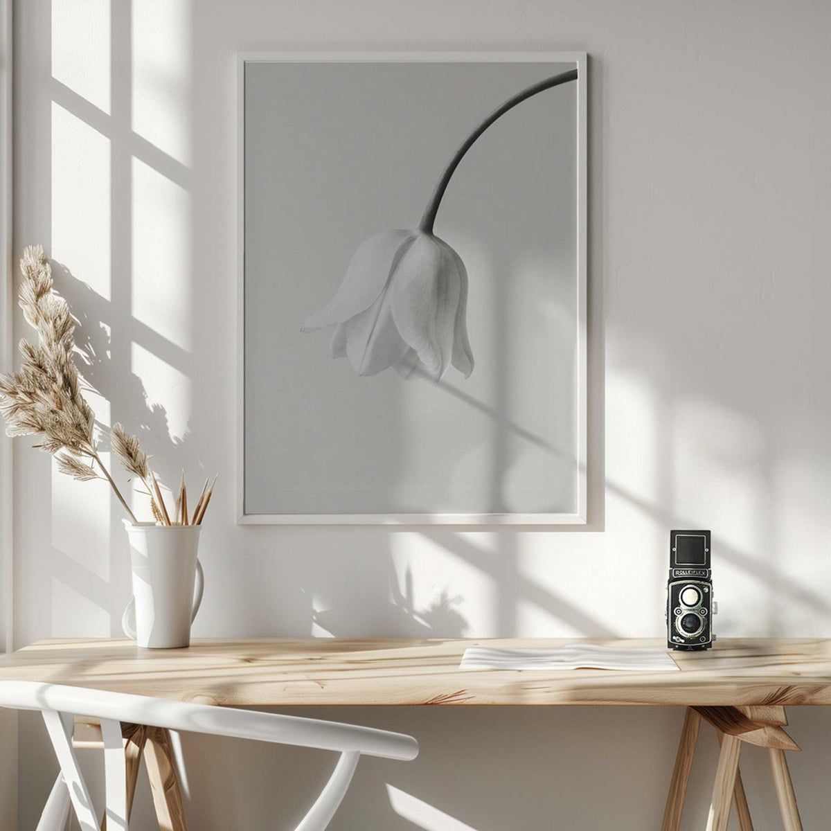 Elegant White Bloom