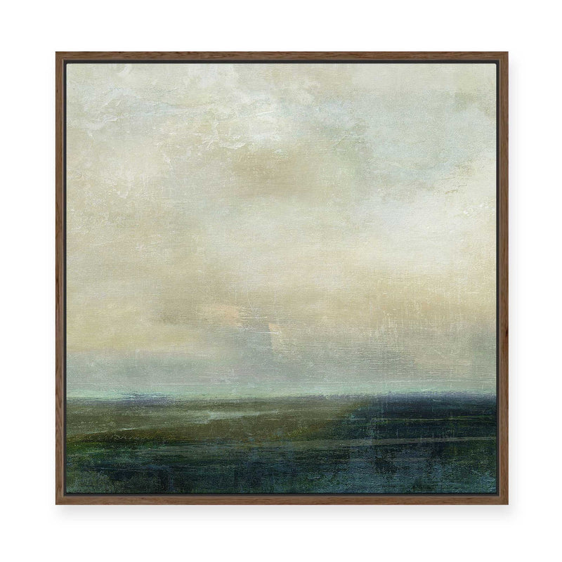 Emerald Sea | Framed Canvas