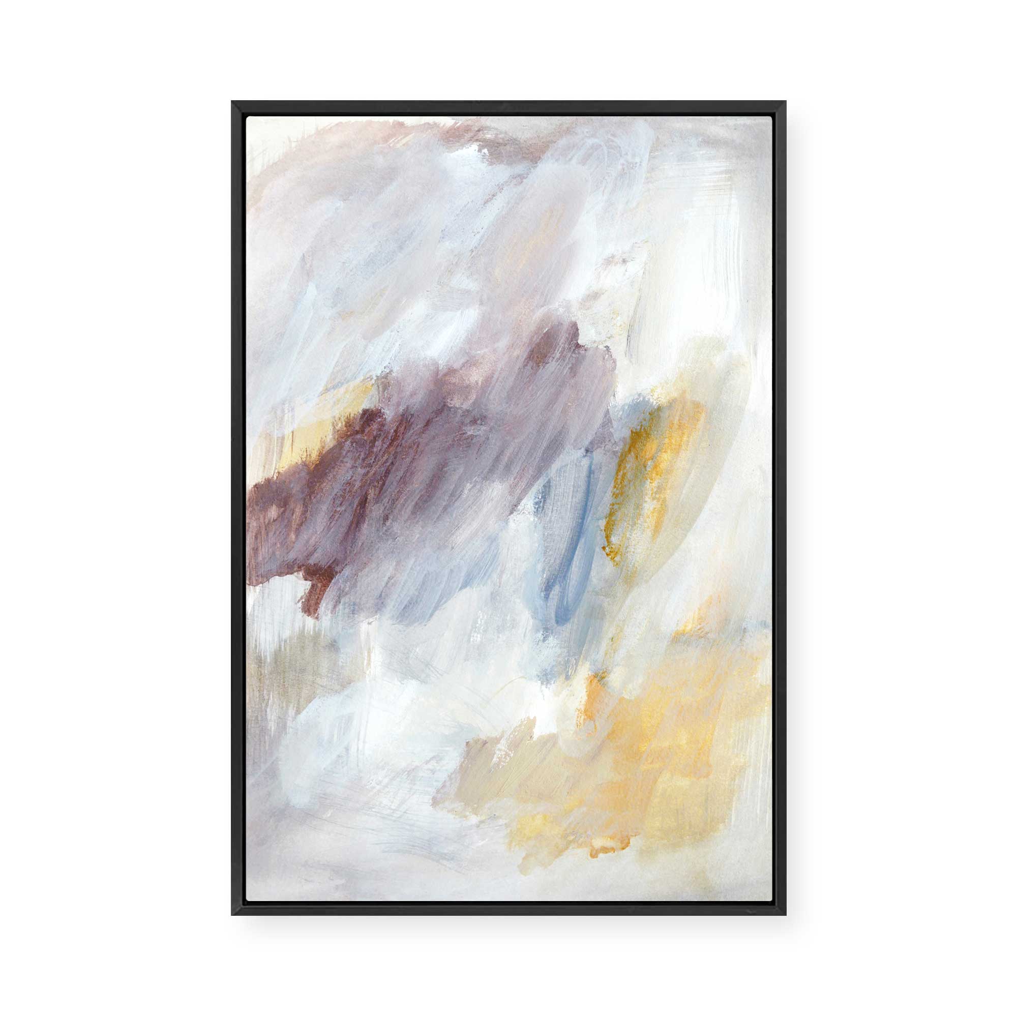 Ethereal Brushstrokes | Framed Canvas