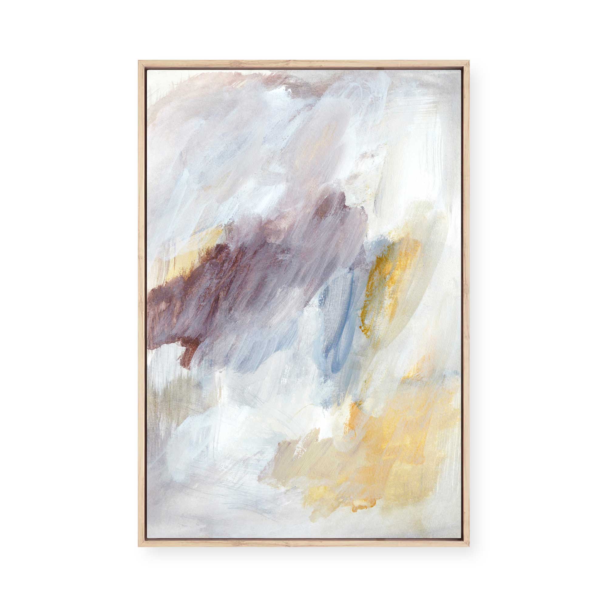 Ethereal Brushstrokes | Framed Canvas