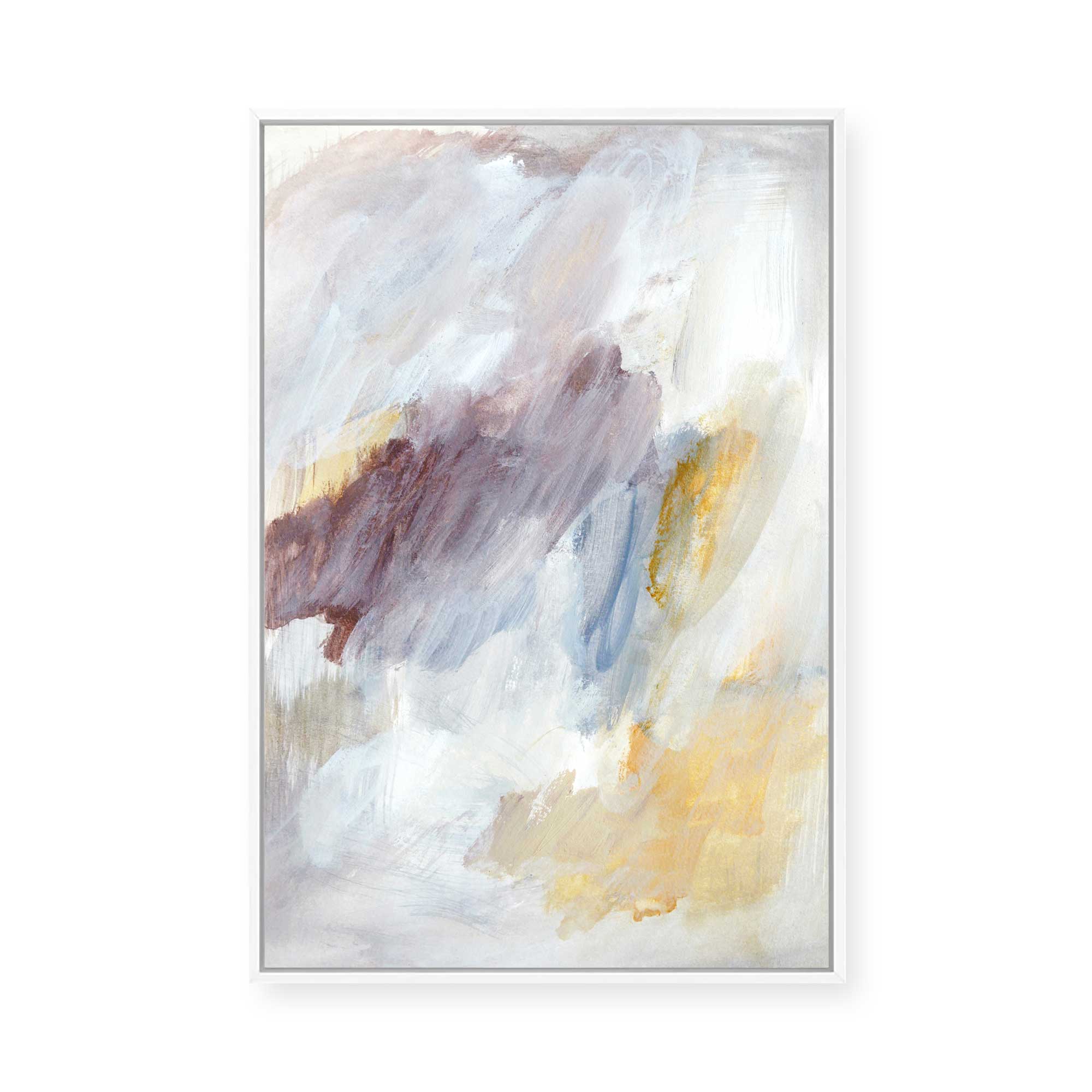 Ethereal Brushstrokes | Framed Canvas
