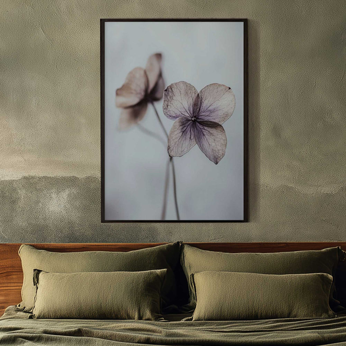 Ethereal Petals | Framed Canvas