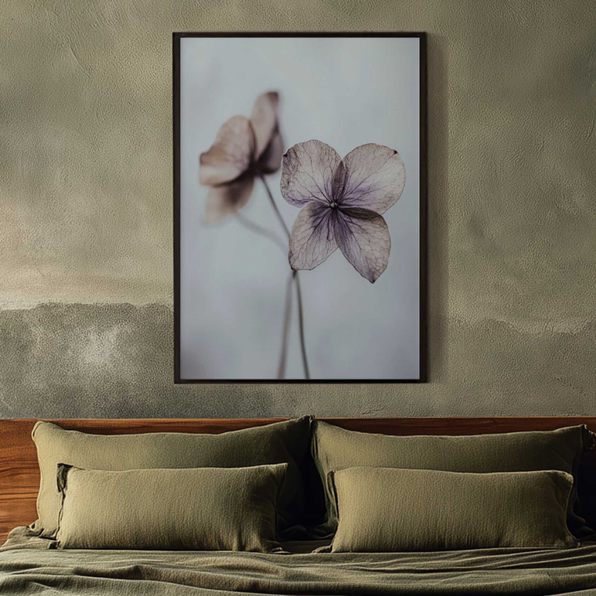 Ethereal Petals | Framed Canvas