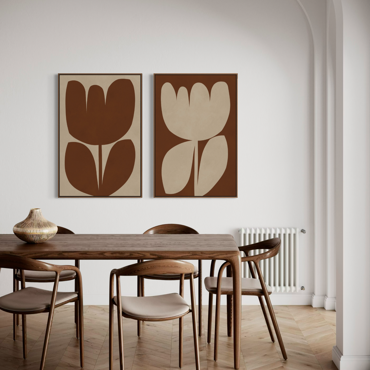 Expressive Flower No1 | Framed Canvas