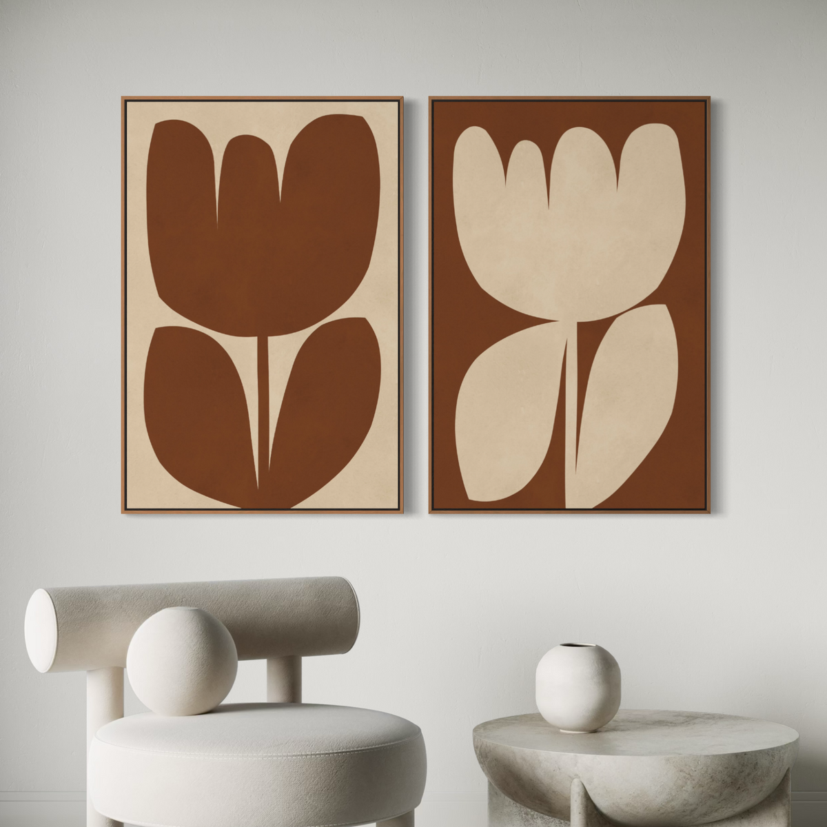 Expressive Flower No2 | Framed Canvas