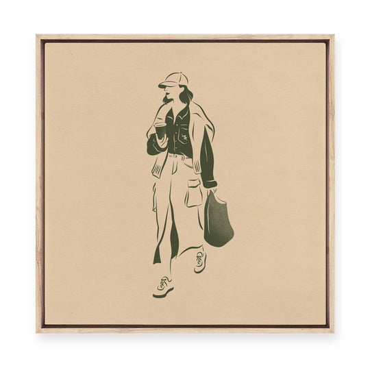 Fall Fashion III | Framed Canvas