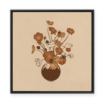 Fall Flower Still Life | Framed Canvas