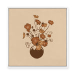 Fall Flower Still Life | Framed Canvas