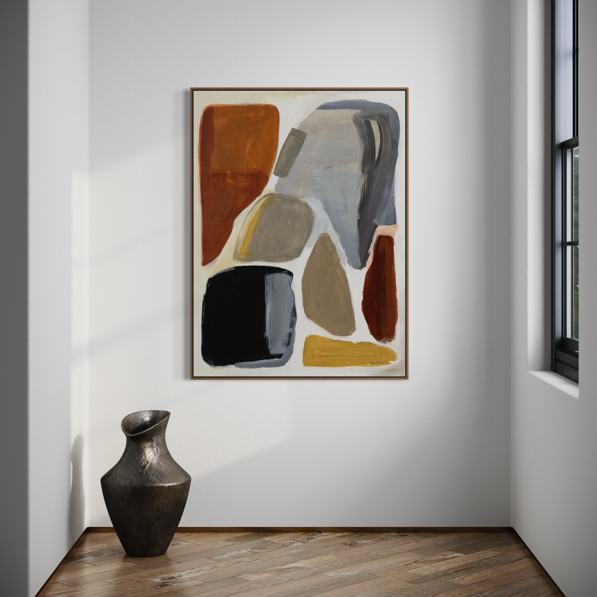 Fall Out | Framed Canvas