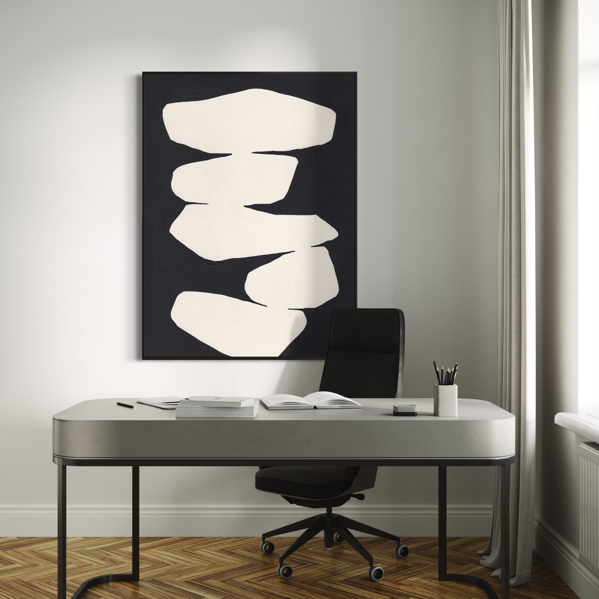 Faultline 3 | Framed Canvas