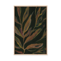 Fleural Stems II | Framed Canvas