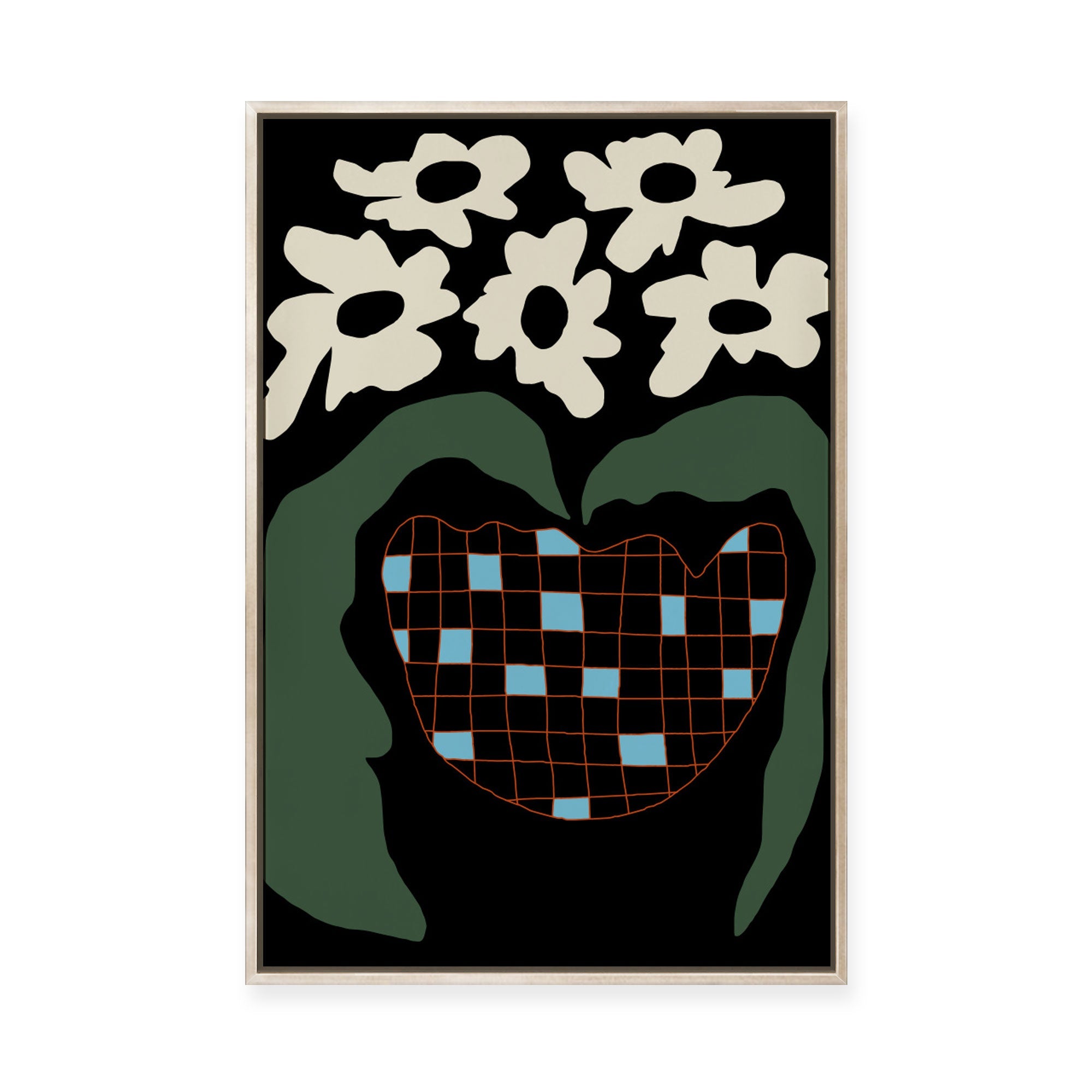 Floral Fun Night | Framed Canvas