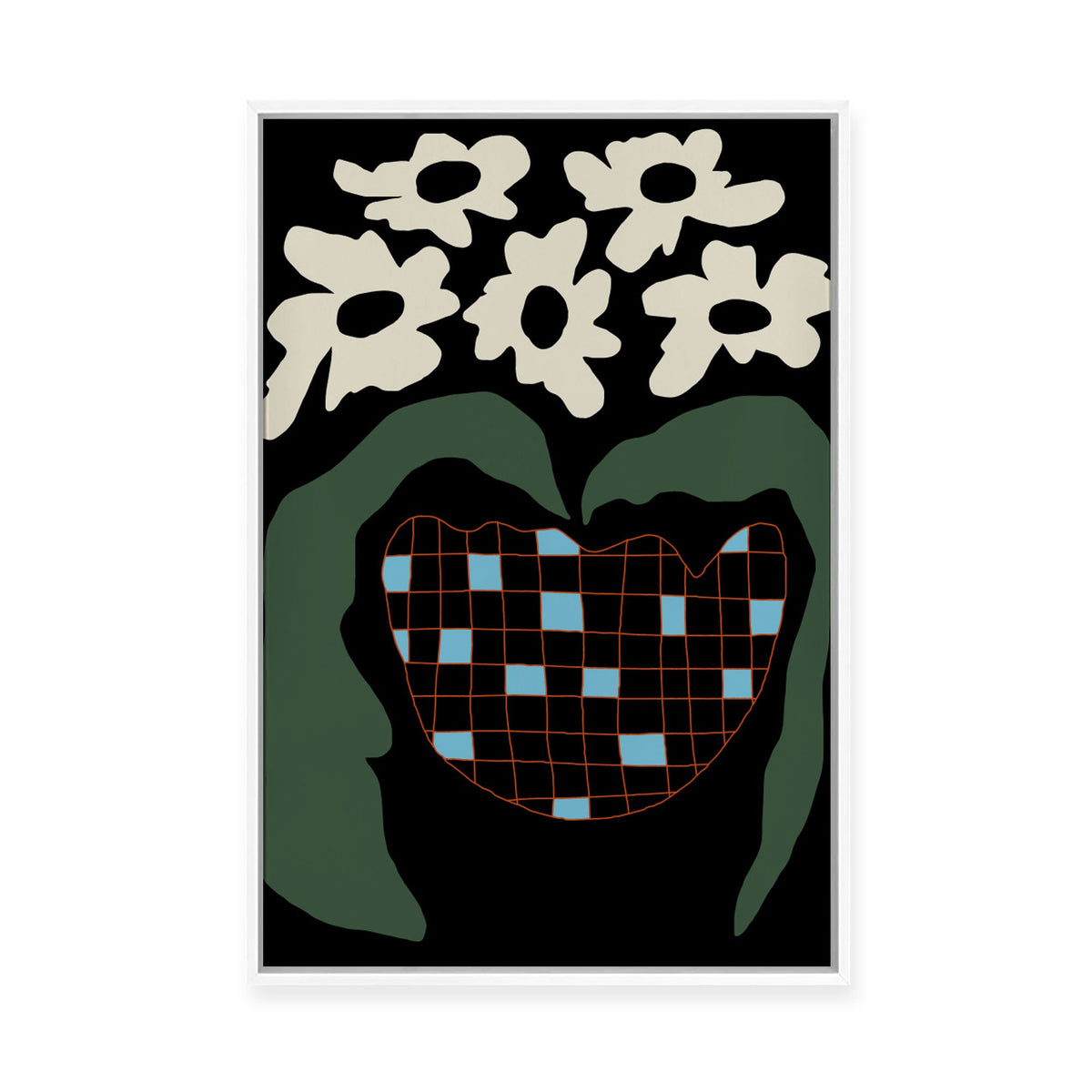 Floral Fun Night | Framed Canvas