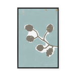 Floral Silhouette III | Framed Canvas
