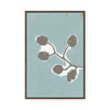 Floral Silhouette III | Framed Canvas