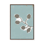Floral Silhouette III | Framed Canvas