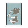 Floral Silhouette I | Framed Canvas