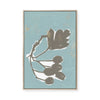 Floral Silhouette I | Framed Canvas