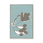 Floral Silhouette I | Framed Canvas
