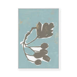 Floral Silhouette I | Framed Canvas