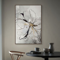 Floral Sketch II | Framed Canvas
