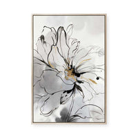 Floral Sketch I | Framed Canvas