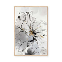 Floral Sketch I | Framed Canvas