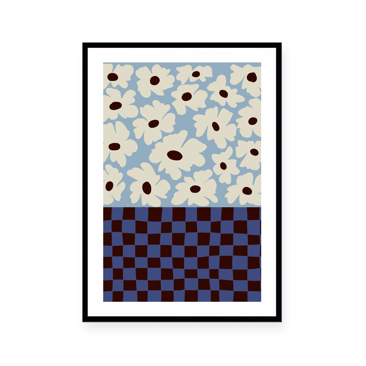 Flowers Checkerboard