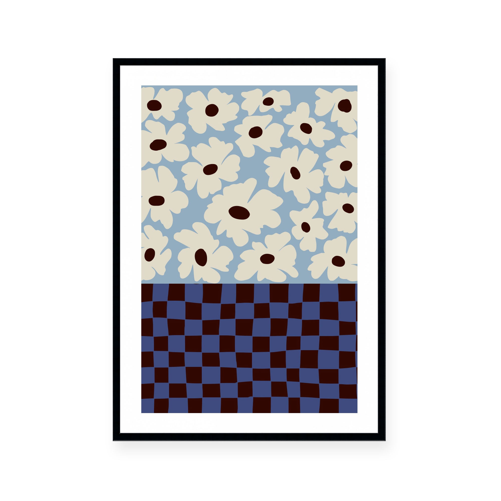 Flowers Checkerboard