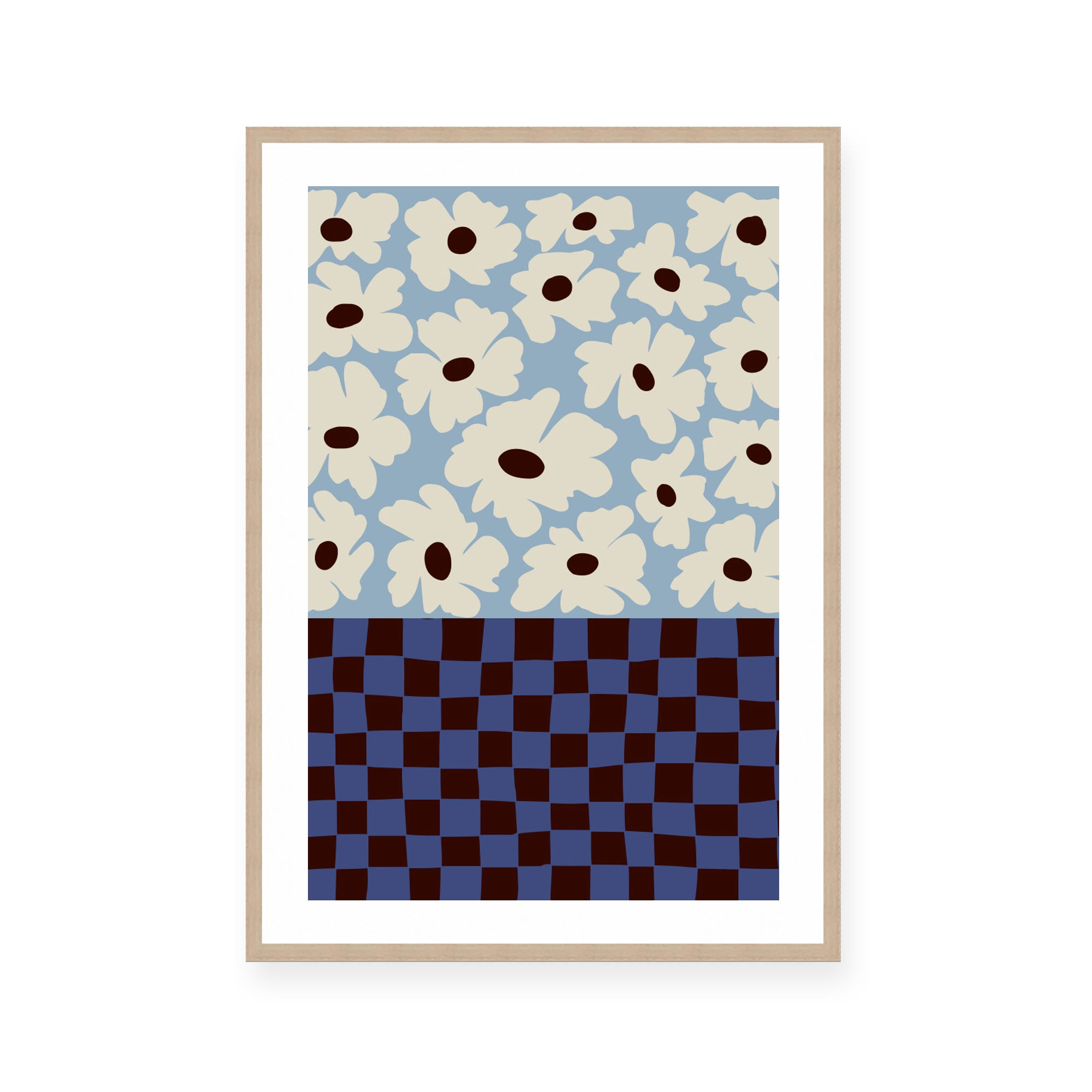 Flowers Checkerboard