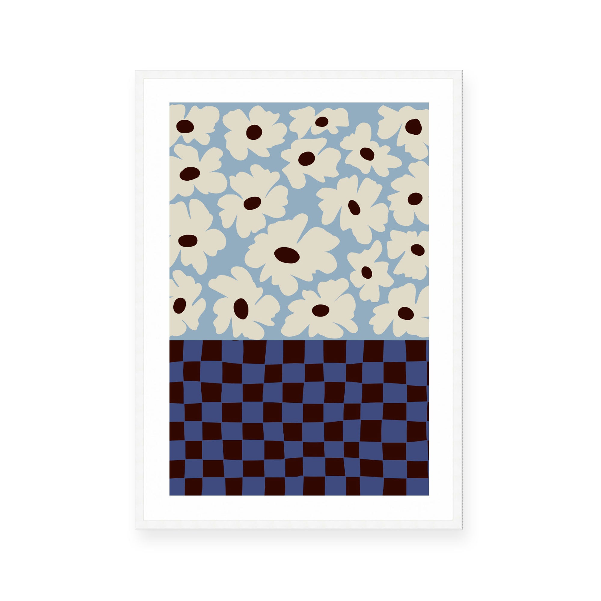 Flowers Checkerboard