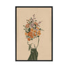 Flowers for You | Cropped | Framed Canvas