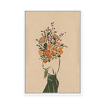 Flowers for You | Cropped | Framed Canvas