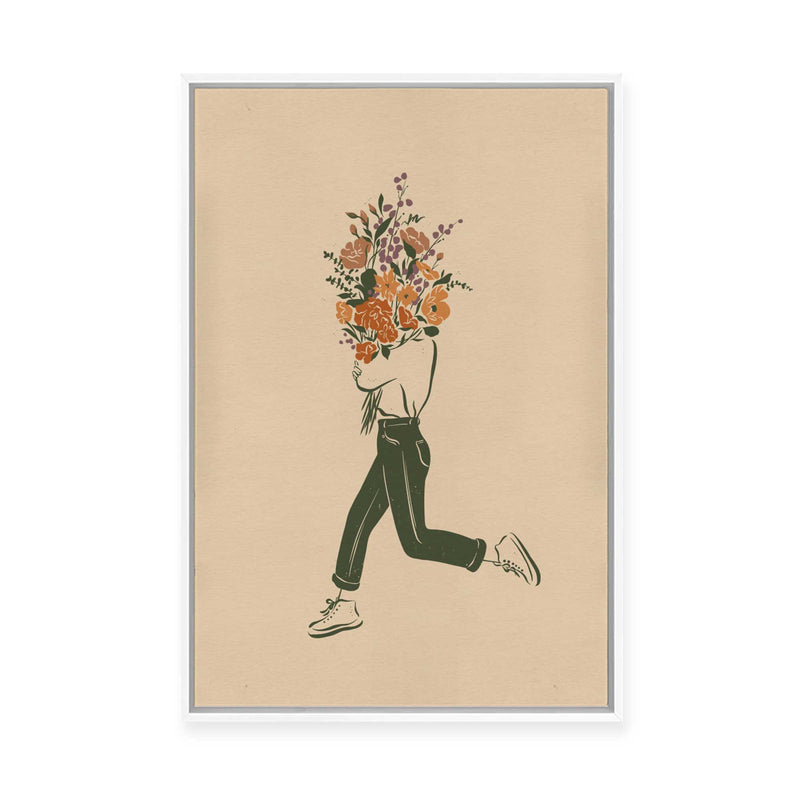 Flowers for You | Framed Canvas