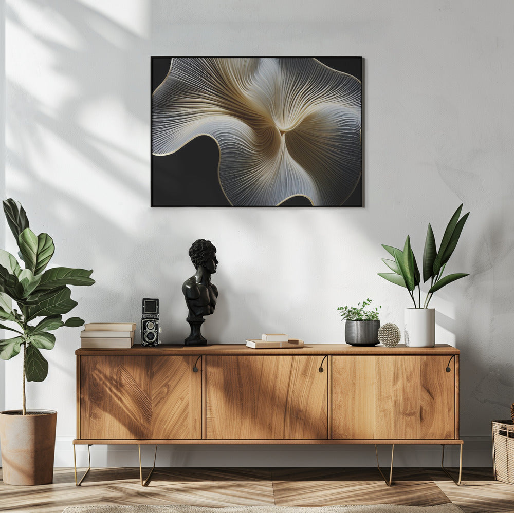 Flowing Elegance II | Framed Canvas
