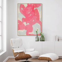 Fluid Pink | Framed Canvas